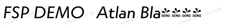 FSP DEMO   Atlan Bla字体转换